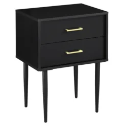 Accent & End Tables-Kirkland's Home Mid-Century Modern Accent Table Black