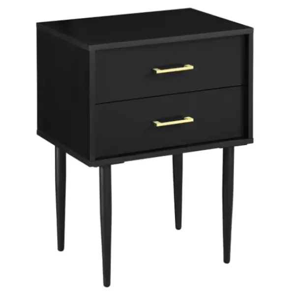 Accent & End Tables-Kirkland's Home Mid-Century Modern Accent Table Black