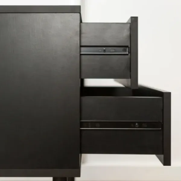 Accent & End Tables-Kirkland's Home Mid-Century Modern Accent Table Black