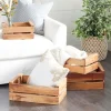 Decorative Accents-Kirkland's Home Midcentury Modern Poplar Wood Ladder Brown/Black