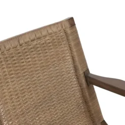 Accent Chairs-Kirkland's Home Mid-Century Modern Rattan Accent Chair Brown