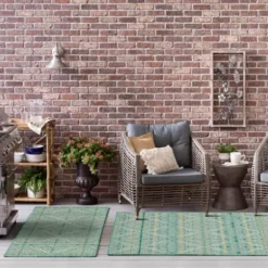 Outdoor Rugs-Kirkland's Home Midnight Garden Party Indoor/Outdoor Rug, 7X11 Black/Pink/Multi