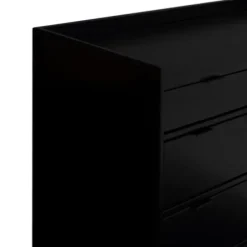 Dressers & Chests-Kirkland's Home Midnight Solid Wood Pull Tab Large Dresser