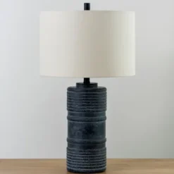 Table Lamps-Kirkland's Home Midnight Winfield Table Lamp Ivory