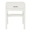 Accent & End Tables-Kirkland's Home Milo Herringbone Accent Table White