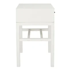 Accent & End Tables-Kirkland's Home Milo Honey Herringbone Accent Table White/Brown