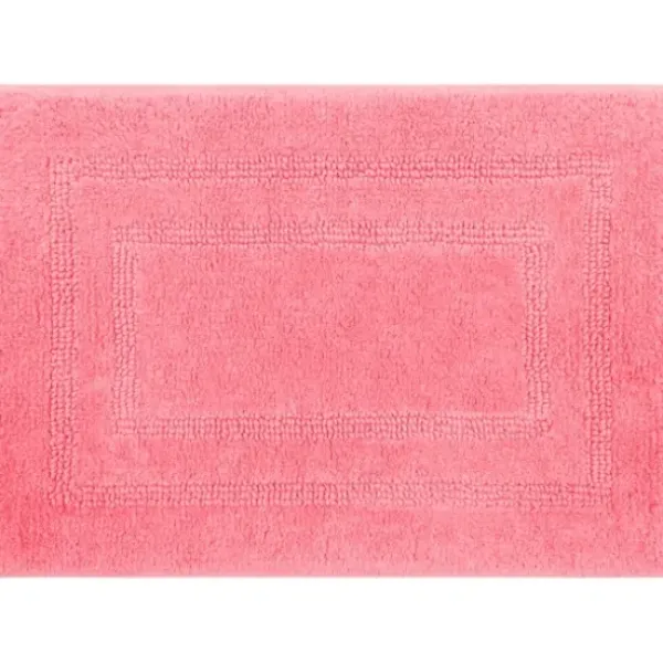 Bathroom Rugs-Kirkland's Home Mint Asymmetrical Cotton Bath Mat, 45 In. Blue