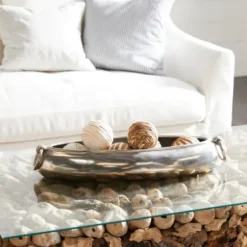 Decorative Trays-Kirkland's Home Mirrored Tray With Handles Gold