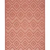 Outdoor Rugs-Kirkland's Home Mist And Aqua Chevron Outdoor Area Rug, 5X7 Gray/Blue