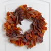 Wreaths-Kirkland's Home Mixed Eucalyptus Wreath Orange