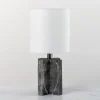 Table Lamps-Kirkland's Home Mod Marbled Gray Table Lamp White