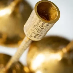 Candle Holders-Kirkland's Home Mod Taper Candle Holders, Set Of 3 Gold