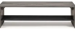 Entryway Furniture-Kirkland's Home Modern Reclaimed Farmhouse Bench Gray