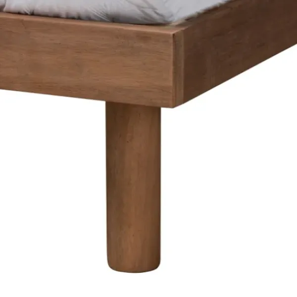 Beds & Headboards-Kirkland's Home Modern Wood Full Platform Bed Brown