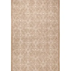 Outdoor Rugs-Kirkland's Home Molly Blue Mottled Abstract Outdoor Rug, 8X10 Blue/Gray