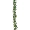 Arrangements & Greenery-Kirkland's Home Monochromatic Boxwood Garland, 72 In. Green
