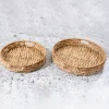 Decorative Trays-Kirkland's Home Monogram W Wood Tray With Handles White