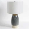 Table Lamps-Kirkland's Home Montgomery Two-Tone Speckled Table Lamp White
