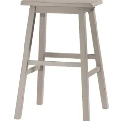 Bar Stools & Counter Height Stools-Kirkland's Home Moreno Distressed Counter Stool Gray