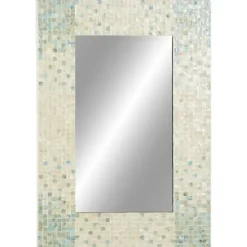 Decorative Mirrors-Kirkland's Home Mother Of Pearl Mosaic Wall Mirror