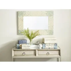 Decorative Mirrors-Kirkland's Home Mother Of Pearl Mosaic Wall Mirror