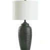 Table Lamps-Kirkland's Home Mottled Ridge Table Lamp Black