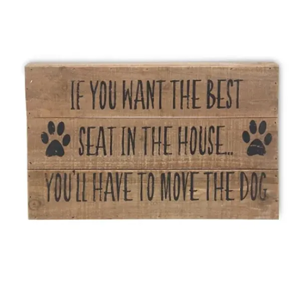 Wall Quotes & Signs-Kirkland's Home Move The Dog Wall Sign Brown