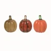 Statues & Figurines-Kirkland's Home Multicolor Mini Glass Pumpkins, Set Of 3 Brown/Red/Orange
