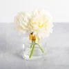 Arrangements & Greenery-Kirkland's Home Mum Arrangement In Glass Vase White