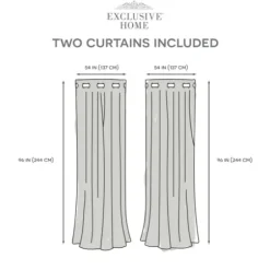 Curtains & Drapes-Kirkland's Home Mushroom Interlock Single Curtain Panel, 84 In. Gray/Ivory