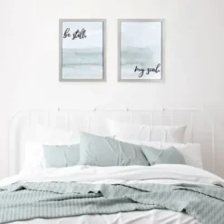 Wall Quotes & Signs-Kirkland's Home My Soul Framed Art Print Blue