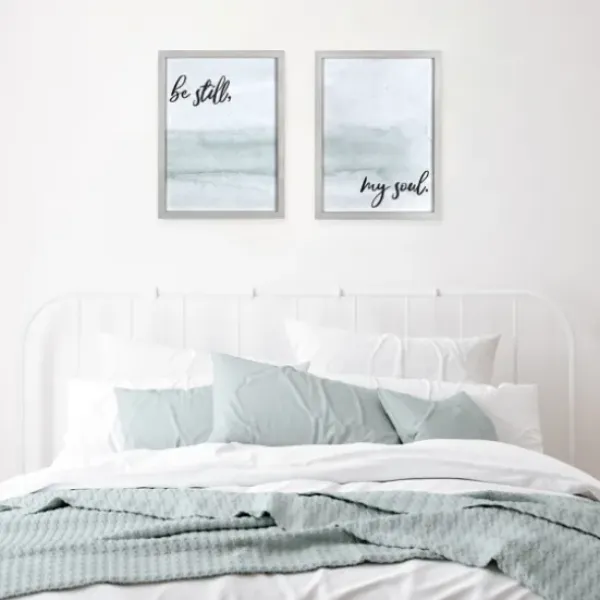 Wall Quotes & Signs-Kirkland's Home My Soul Framed Art Print Blue