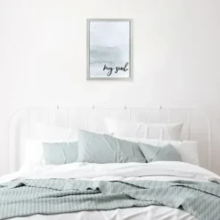 Wall Quotes & Signs-Kirkland's Home My Soul Framed Art Print Blue