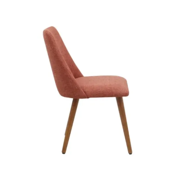 Dining Chairs-Kirkland's Home Nadine Retro Dining Chairs, Set Of 2 Orange