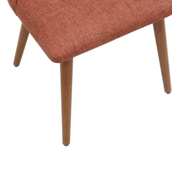 Dining Chairs-Kirkland's Home Nadine Retro Dining Chairs, Set Of 2 Orange