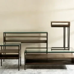 Coffee Tables-Kirkland's Home Nash Coffee Table Brown/Gray