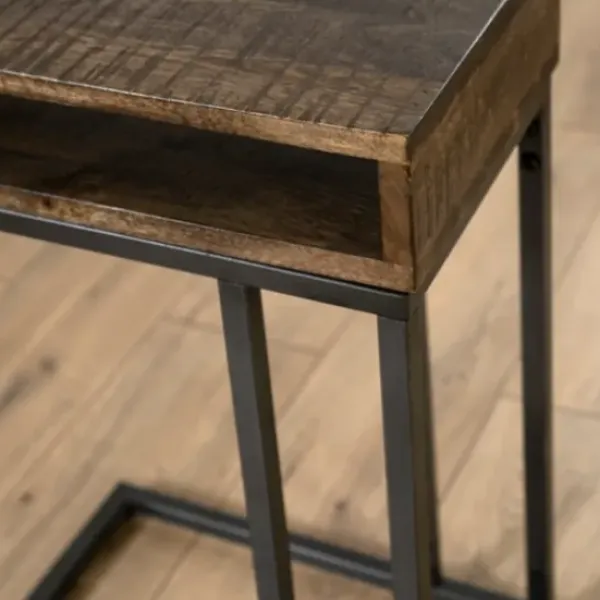 Accent & End Tables-Kirkland's Home Nash C-Table Brown/Gray