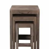 Accent & End Tables-Kirkland's Home Natural Acacia Wood Nesting 3-Pc. Accent Table Set Tan
