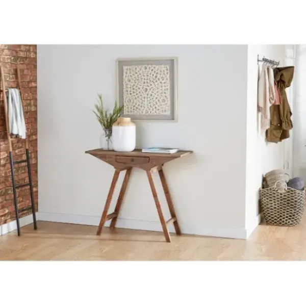 Baskets & Boxes-Kirkland's Home Natural And Black Seagrass Diamond Weave Basket Brown/Black