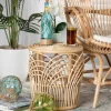 Accent & End Tables-Kirkland's Home Natural Boho Rattan Weave Accent Table
