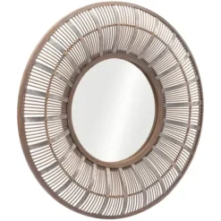 Framed Mirrors-Kirkland's Home Natural Bone Safari Framed Mirror
