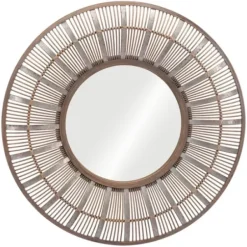 Framed Mirrors-Kirkland's Home Natural Bone Safari Framed Mirror