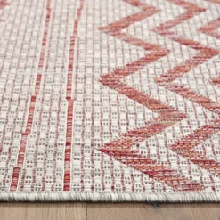 Outdoor Rugs-Kirkland's Home Natural Canva Striped Outdoor Runner Tan