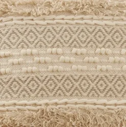Pillows-Kirkland's Home Natural Corded Moroccan Cotton Pillow