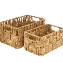 Baskets & Boxes-Kirkland's Home Natural Fibers 2-Pc. Jute Basket Set Brown