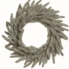 Wreaths-Kirkland's Home Natural Frosted Pine Branch Christmas Wreath Green