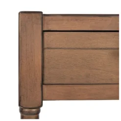 Accent & End Tables-Kirkland's Home Natural Geometric Industrial Pull Accent Table Brown