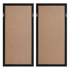 Framed Art-Kirkland's Home Natural Geometric Rice Paper Framed Art, Set Of 2 Tan