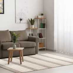 Outdoor Rugs-Kirkland's Home Natural Honeycomb & Bees Outdoor Accent Rug Tan/Yellow