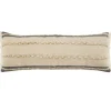 Pillows-Kirkland's Home Natural Jute Braided Stripe Lumbar Pillow Black/Tan/Ivory